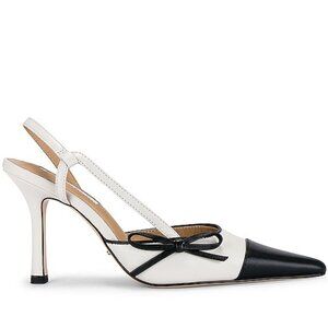 NEW TONY BIANCO Harmony Slingback Women's Size 6.5 Bone/Black color